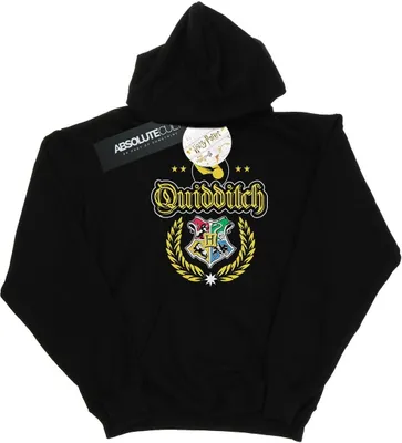 Image de Harry Potter - Sweat à capuche "Quidditch" pour femme BI9007 (L) (Noir)