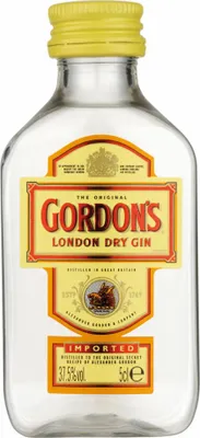 Produktbild von Gordon's London Dry Gin Miniaturflasche 0,05 L