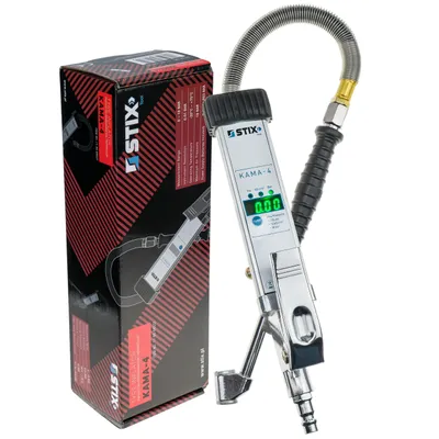 Obrázok produktu pre STIX KAMA-4, elektronická hliníková pištoľ na meranie tlaku v pneumatikách, plnička pneumatík, pneumatiky nákladných vozidiel