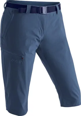 Zdjęcie produktu dla Spodnie 3/4 Maier Sports Inara Slim, szare, rozmiar M / Regular, damskie, szare, rozmiar M