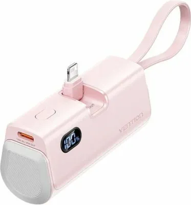 Zdjęcie produktu dla Powerbank Vention FHRP0 różowy 4800 mAh