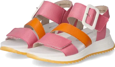 Image de Rieker Sandalettes pour dames Rose en cuir lisse Taille : 38