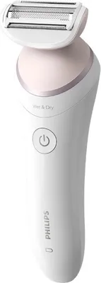 Produktbild von Philips Lady Shaver Series 8000 BRL176/00 Kabellos für die Nass- und Trockenrasur, Folienschaber, 1 Kopf/Köpfe, Pink, Weiß, Präzision, Rasieren, Glättende Pedikürrolle, Nickel, Akku
