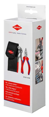 Immagine prodotto di Set di pinze da 2 pezzi in custodia da cintura. Knipex | 4003773081937