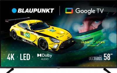 Zdjęcie produktu dla Telewizor BLAUPUNKT 58UGC5500S 58" 4K UHD SmartTV Google TV DVB-T HEVC WiFi