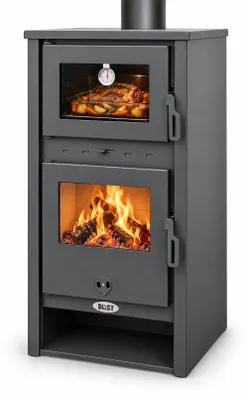 Produktbild von Kaminofen Napoli 5.0 mit Backfach