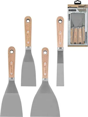 Immagine prodotto di Elite Performance Tapingmes 203 cm - coltello in acciaio inox - manico in legno di faggio - per lisciare - stuccare le pareti