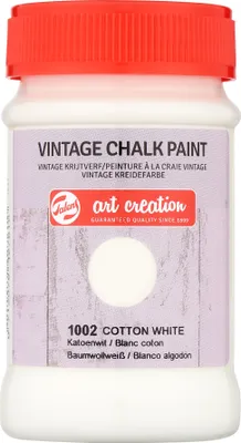 Produktbild von Talens Art Creation Vintage Kreidefarbe Flasche 100 ml Baumwollweiß 1002