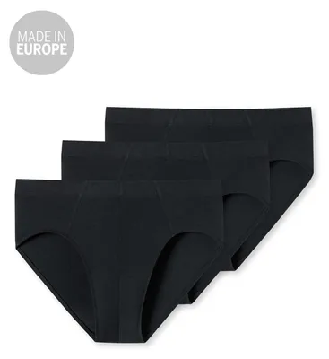 Produktbild von Schiesser Herren 3 er Pack Supermini Gr. 10  schwarz