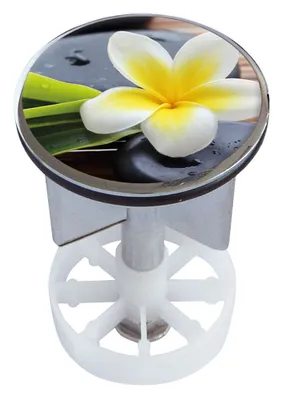 Produktbild von Sanitop Excenterstopfen Metall 38 - 40 mm Design Spa Flower