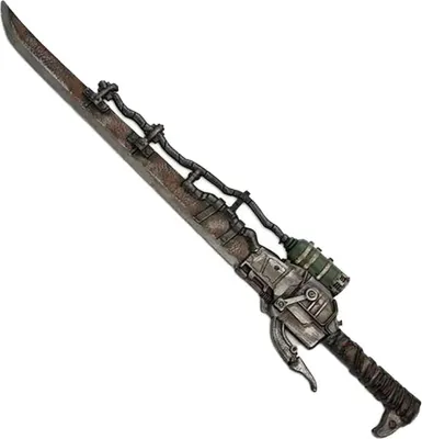 Image de Épée fantaisie Steampunk argentée  Argent Taille unique