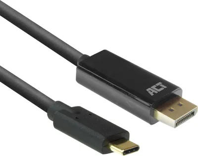 Zdjęcie produktu dla ACT AC7325 Adapter kabla wideo 2 m USB Type-C DisplayPort czarny (AC7325)