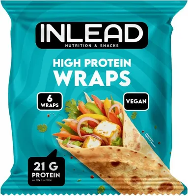Produktbild von INLEAD High Protein Wraps 6 Stk.