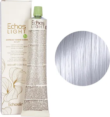Produktbild von ECHOSLINE | Haarfarbe Toner Echos Light - 100 ml - Platin - ohne Ammoniak - kühlende Grautöne
