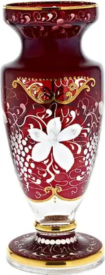 Produktbild von Vase auf Fuß "Golden Grape" (31,5cm)
