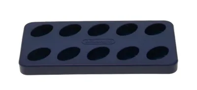 Produktbild von De’Longhi DLSC053, 10 Stück(e), Ellipse, Eiswürfelbehälter, Blau, Silikon