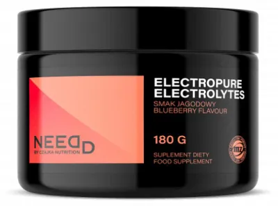 Immagine prodotto di ElectroPure Electrolyti, 180g - 60 porzioni - Gusto mirtillo