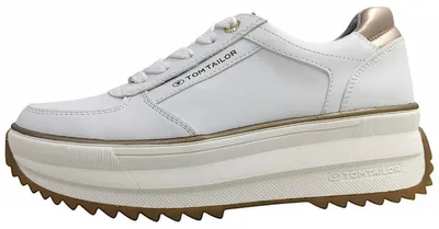 Image de Chaussures à lacets Tom Tailor blanches, taille 38