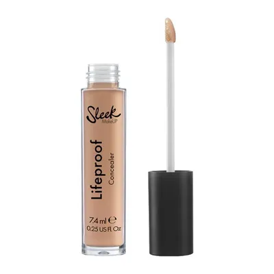 Zdjęcie produktu dla Sleek MakeUP Lifeproof Concealer, Vanilla Chai, Uniwersalne, Płynny, Butelka, 7,4 ml, Kobiety
