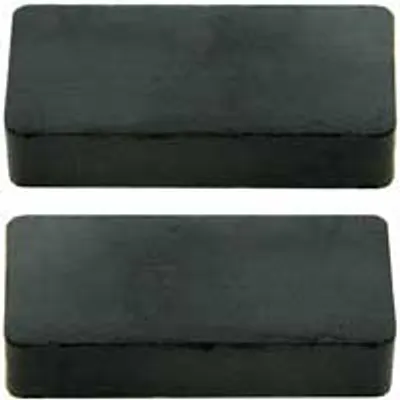 Produktbild von 2 x Extra starke Haltemagnete Keramik Block Magnete Quadermagnet Werkzeughalter