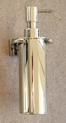 Produktbild von Vallona Seifenspender Wand Chrom massiv Zylindrisches Design OBI