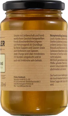 Produktbild von Biometzgerei Pichler Gemüsefond 350ml 12er Pack