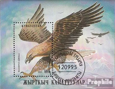 Produktbild von Briefmarken Kirgisistan 1995 Mi Block11A (kompl.Ausg.) gestempelt Greifvögel