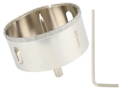 Image de Perceuse diamantée de 85 mm avec foret de centrage - Pour carrelage et pierre