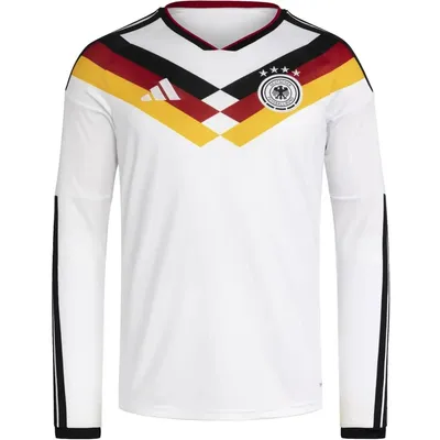 Produktbild von adidas DFB Deutschland Heimtrikot 2026 Weiß Langarm Herren Gr. L – WM Fantrikot