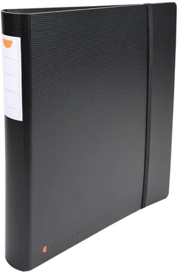 Produktbild von Exacompta Ringbuch Exabinder Notizblock und Verschluss mit 4 Ringe schwarz