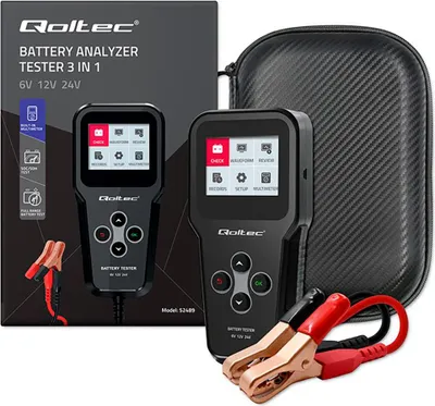 Zdjęcie produktu dla Qoltec Digital battery analyzer tester 3in1 with LCD 6V
