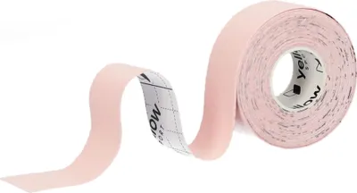 Immagine prodotto di yellowSPORT yellowTAPE - Nastro kinesiotaping per il viso - 2,5 cm x 5 m - rosa chiaro - 1 pezzo.