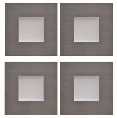 Immagine prodotto di Apparecchio a base LED per cucina, apparecchio da incasso in acciaio inox Karo 4x 0,3 W