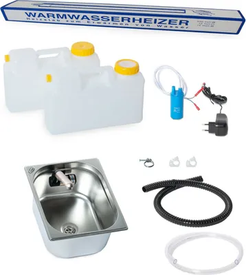 Image de 230V camping évier lavabo kit évier camping car eau chaude Gartenhau