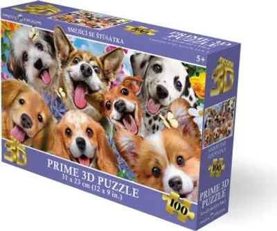 Image de Puzzle 3D - Les chiots qui rient