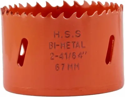 Produktbild von Schmith Bimetall Lochsäge 67 mm Holzlochsäge Dosenbohrer Lochkreissäge Holz Bohrer