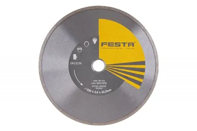 Immagine prodotto di Mola diamantata FESTA full Dimensioni: 230 x 2,6 mm