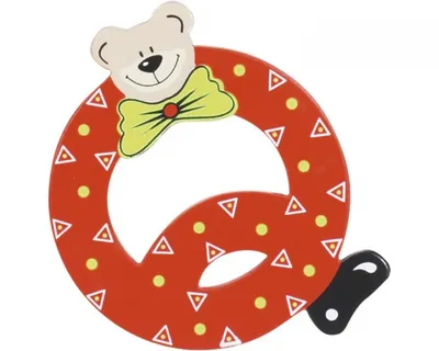 Produktbild von Playshoes buchstabe Q Bär Holz 10 cm