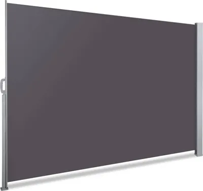 Immagine prodotto di Tenda da sole laterale estensibile VOUNOT, protezione dalla vista, 160 x 300 cm, tenda a rullo laterale per balconi e terrazze, nera