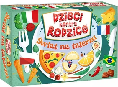 Produktbild von KANGUR Kinder-/Elternspiel World on a Plate 41008