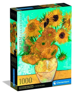 Image de Clementoni Puzzle 1000 szt. - Muzeum Van Gogh Słoneczniki - Of. Produkt