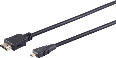 Produktbild von HDMI A-Stecker/HDMI D-Stecker micro verg HEAC 1m