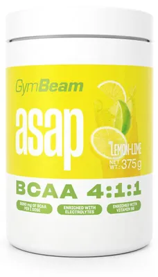 Produktbild von GymBeam - ASAP BCAA, 375 g, Zitrone Limette
