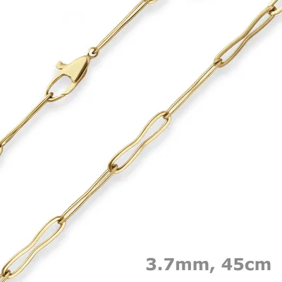 3-7mm-Fantasiekette-aus-585-Gelbgold-45cm