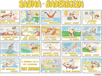 Produktbild von Sauna Baderegel-Tafel Roro für Herren