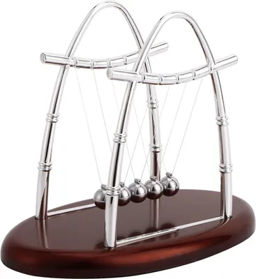 Imagen del producto de Bolas para balanza de Newton, juego de 5 unidades, fabricadas en acero, para demostraciones de física