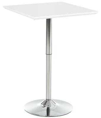 Produktbild von HOMCOM Bartisch Bistrotisch Pub Höhenverstellbarer Quadratischer Stehtisch Tisch