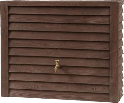 Image de Cuve décorative WOODY - 350 L - bois foncé