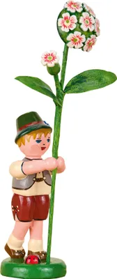 Produktbild von Hubrig Volkskunst 'Blumenkinder Junge mit Bartnelke 11cm' 2026