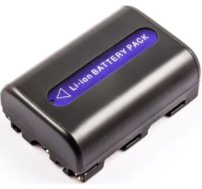Produktbild von Akku für Sony Alpha DSLR-A100K Li-Ion 7,4 Volt 1400 mAh schwarz.